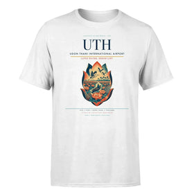 Single-Side Printing — Udon Thani International Airport (UTH) Double-Side T-Shirt