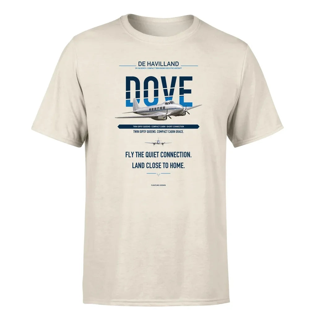 de Havilland DH.104 Dove 8 design on beige single side