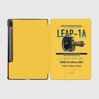 Thumbnail for CFM LEAP-1A design on yellow samsung tablet tablet case