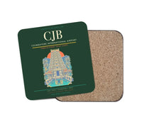 Thumbnail for Coimbatore International Airport CJB Coaster 1-Piece - Dark Green