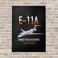 Thumbnail for E-11A BACN vertical canvas print - no frame - black background