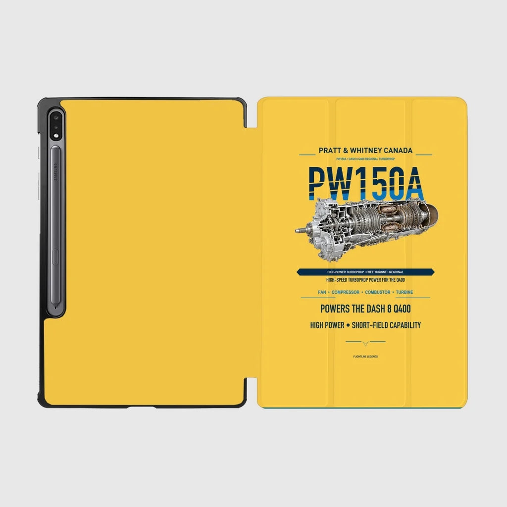 PW150A design on yellow samsung tablet tablet case