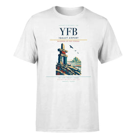 Single-Side Printing — Iqaluit Airport (YFB) Double-Side T-Shirt