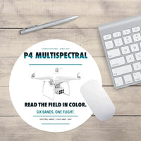 Thumbnail for DJI P4 Multispectral design on white round mouse pad