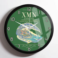 Thumbnail for Xiamen Gaoqi International Airport XMN Wall-Clock Framed - Green