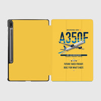 Thumbnail for Airbus A350F design on yellow samsung tablet tablet case