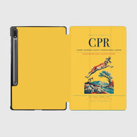Thumbnail for Casper–Natrona County International Airport (CPR) design on yellow samsung tablet tablet case