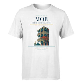 Single-Side Printing — Mobile Regional Airport (MOB) Double-Side T-Shirt