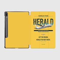 Thumbnail for Handley Page HPR.7 Dart Herald design on yellow samsung tablet tablet case
