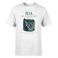 Thumbnail for Idaho Falls Regional Airport (IDA) T-Shirt single-side front print in White | idaho-falls-regional-airport-ida-double-side-t-shirt