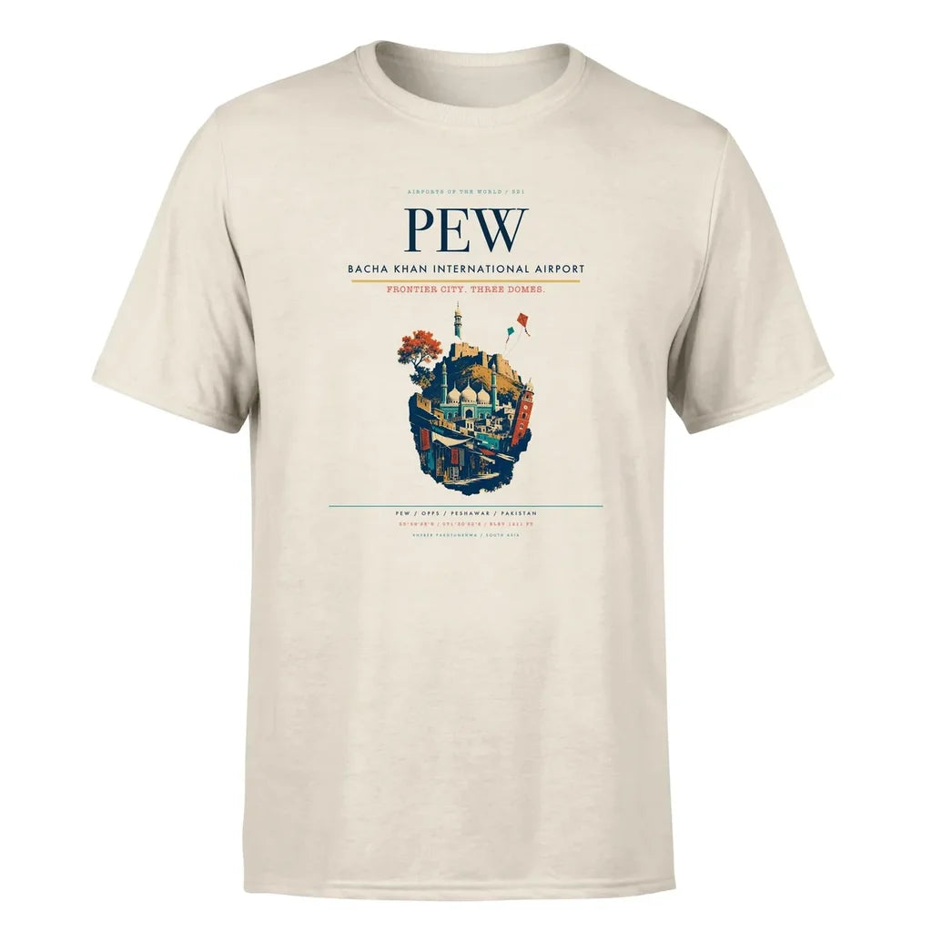 Peshawar Airport (PEW) Premium T-Shirt Beige