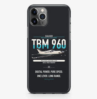 Thumbnail for Daher TBM 960 design on black magsafe iphone case, for iPhone Pro Max