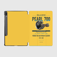 Thumbnail for PEARL 700 design on yellow samsung tablet tablet case