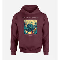 Thumbnail for VINTAGE G4464 - The Fan Jet Whisper - Premium Hoodie design on darkred premium