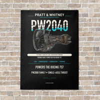Thumbnail for PW2040 vertical canvas print - no frame - black background