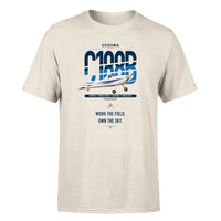 Thumbnail for Cessna A188B AgTruck design on beige t-shirt, single-side print