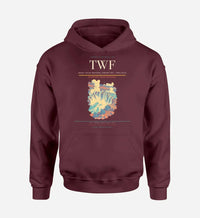 Thumbnail for Magic Valley Regional Airport (TWF) design on dark red hoodie single-side print
