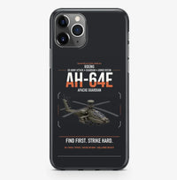 Thumbnail for Boeing AH-64E Apache Guardian design on black magsafe iphone case, for iPhone Pro Max