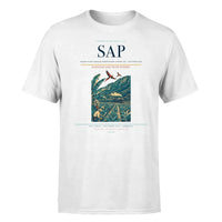 Thumbnail for Ramón Villeda Morales International Airport (SAP) T-Shirt single-side front print in White | ramón-villeda-morales-international-airport-sap-double-side-t-shirt