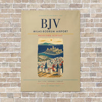 Thumbnail for Milas-Bodrum Airport BJV - Canvas No Frame - Beige