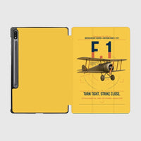 Thumbnail for Sopwith Camel F.1 design on yellow samsung tablet tablet case