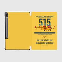 Thumbnail for De Havilland Canadair 515 design on yellow samsung tablet tablet case