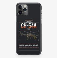 Thumbnail for Sikorsky CH-54A Tarhe design on black magsafe iphone case, for iPhone Pro Max