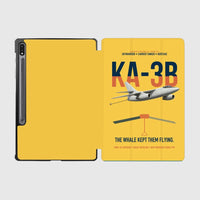 Thumbnail for KA-3B Skywarrior design on yellow samsung tablet tablet case