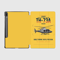 Thumbnail for Leonardo TH-73A Thrasher design on yellow samsung tablet tablet case