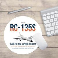 Thumbnail for RC-135S Cobra Ball design on white round mouse pad