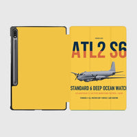 Thumbnail for Atlantique 2 Standard 6 design on yellow samsung tablet tablet case