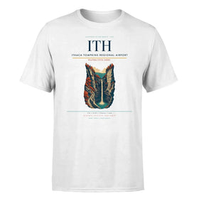 Single-Side Printing — Ithaca Tompkins Regional Airport (ITH) Double-Side T-Shirt
