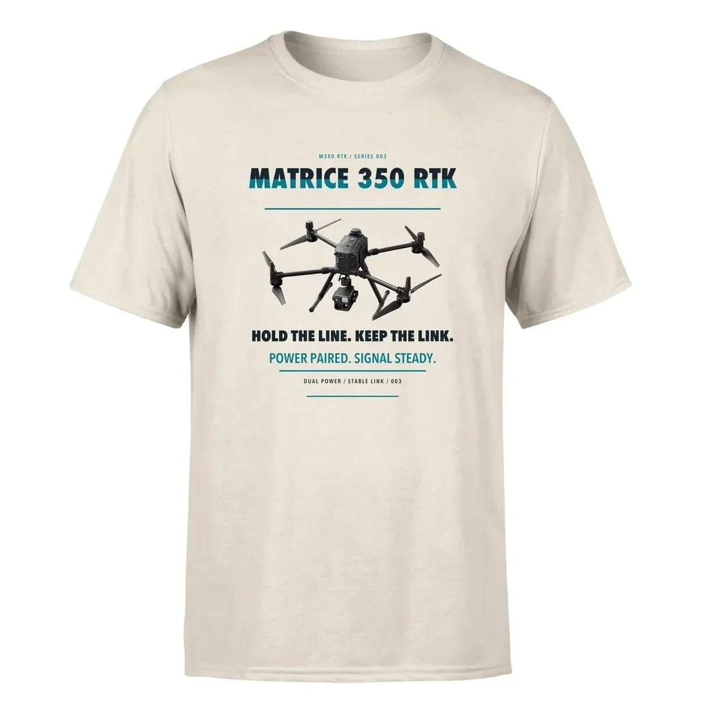 DJI Matrice 350 RTK design on beige single side