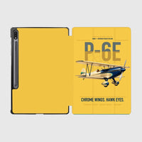 Thumbnail for Curtiss P-6E Hawk design on yellow samsung tablet tablet case