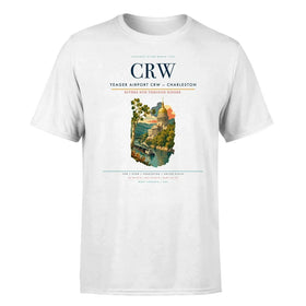 Single-Side Printing — Yeager Airport (CRW) Double-Side T-Shirt