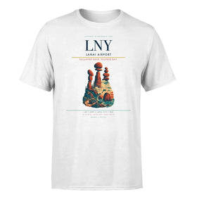 Single-Side Printing — Lanai Airport (LNY) Double-Side T-Shirt