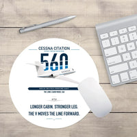 Thumbnail for Cessna Citation 560 - Citation V design on white round mouse pad