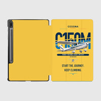Thumbnail for Cessna 150M design on yellow samsung tablet tablet case