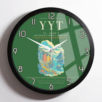 Thumbnail for St. John's International Airport YYT Wall-Clock Framed - Green