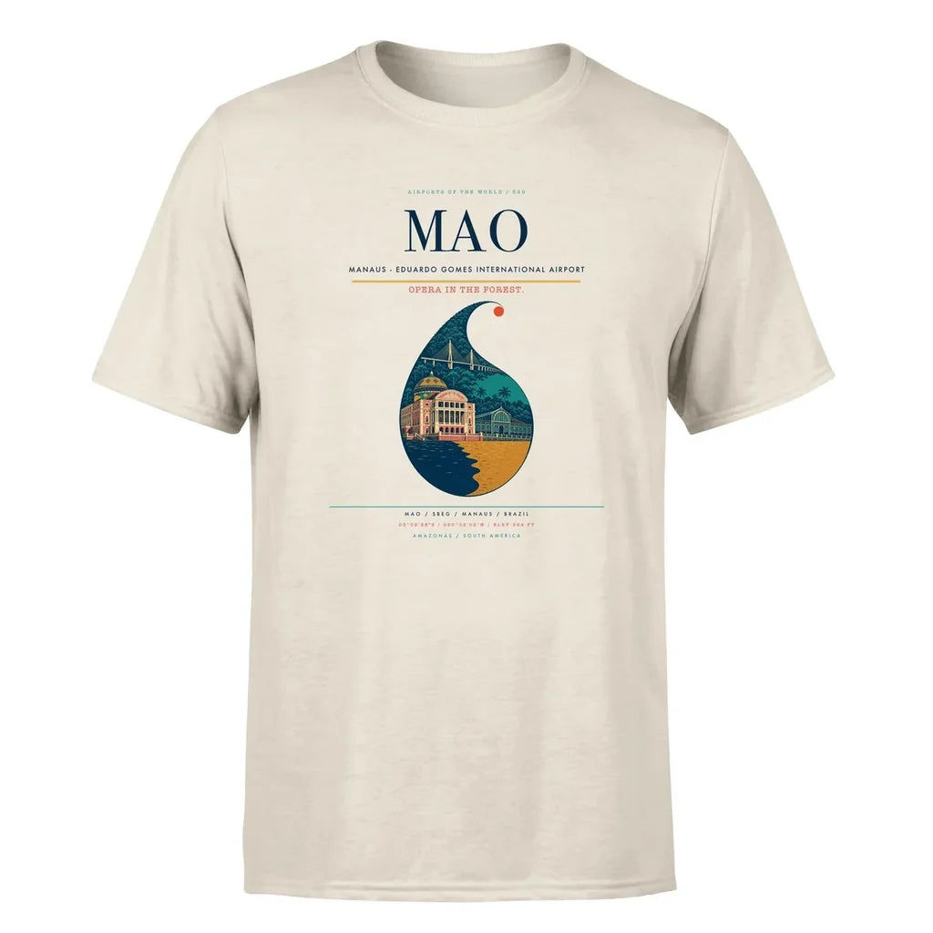 Manaus Airport (MAO) Premium T-Shirt Beige