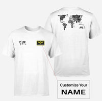 Thumbnail for Customisable World Map T-Shirt - view 3