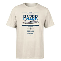 Thumbnail for Piper PA-28R Arrow III design on beige t-shirt, single-side print