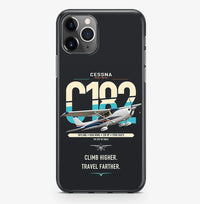 Thumbnail for Cessna 182 Skylane design on black magsafe iphone case, for iPhone Pro Max