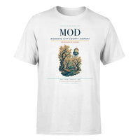 Thumbnail for Modesto City-County Airport (MOD) T-Shirt single-side front print in White | modesto-city-county-airport-mod-double-side-t-shirt