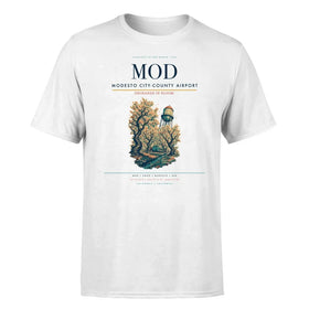 Single-Side Printing — Modesto City-County Airport (MOD) Double-Side T-Shirt