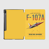Thumbnail for F-107A Ultra Sabre design on yellow samsung tablet tablet case