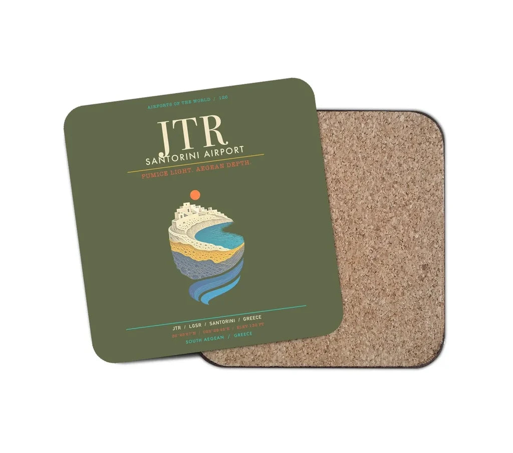 Santorini Airport JTR - Caldera Pumice Glow - Green Army