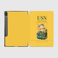 Thumbnail for Ulsan Airport (USN) design on yellow samsung tablet tablet case