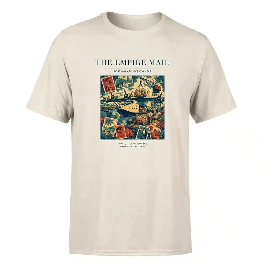 VINTAGE G4073 - The Empire Mail - Premium T-Shirt design on beige premium t shirt