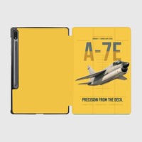 Thumbnail for A-7E Corsair II design on yellow samsung tablet tablet case